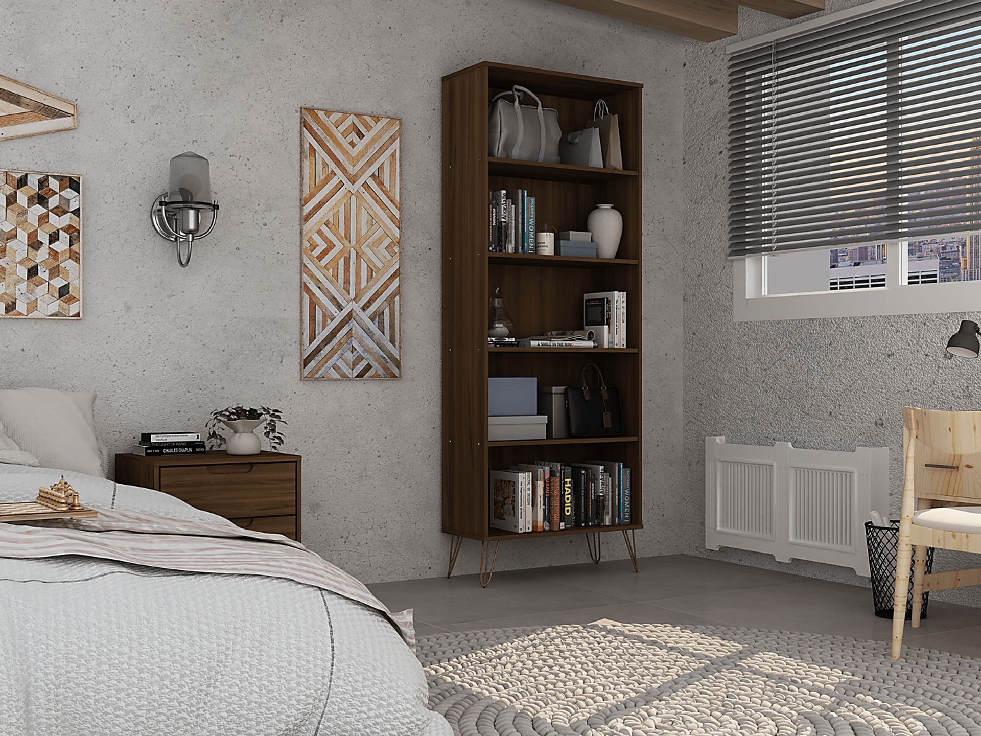 Adenmoor Brown Bookcase - Image 8