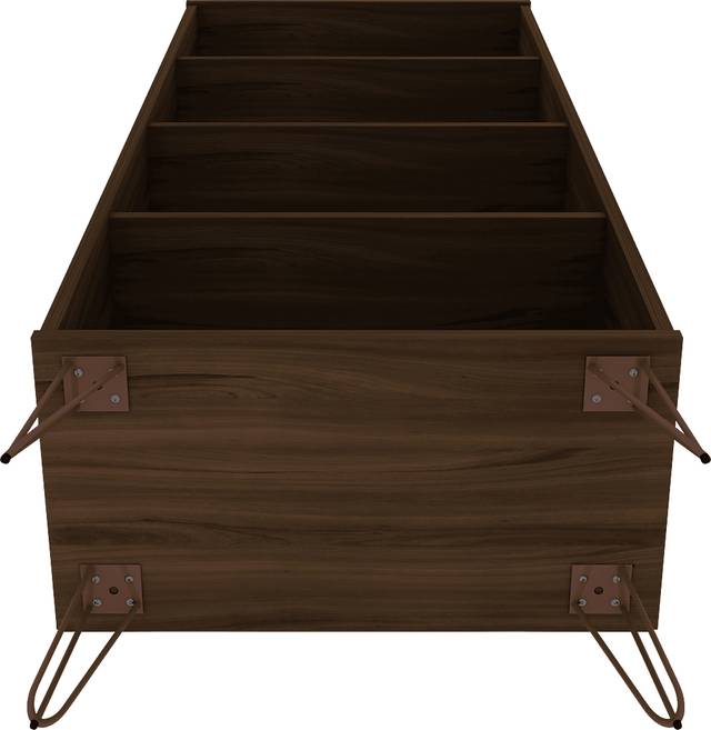 Adenmoor Brown Bookcase - Thumbnail - Image 5