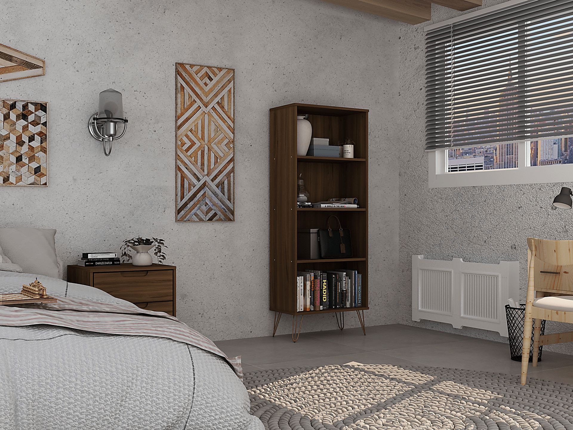 Adenmoor Brown Bookcase - Image 8