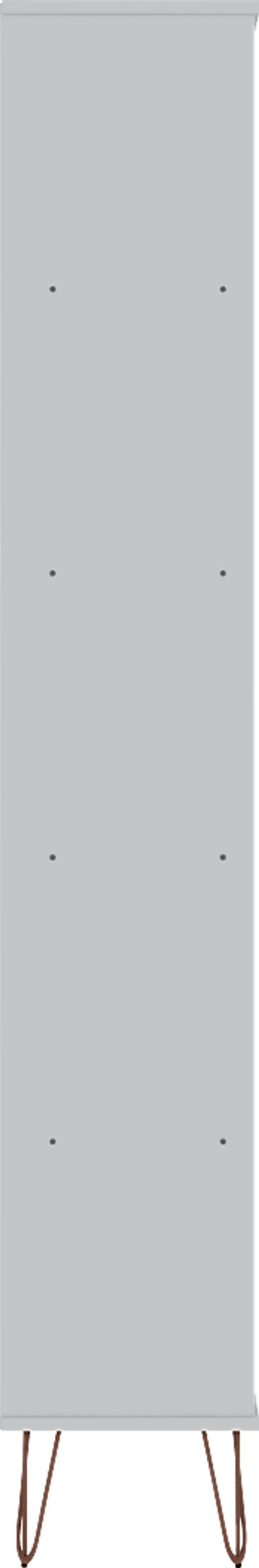 Adenmoor White Bookcase - Thumbnail - Image 2