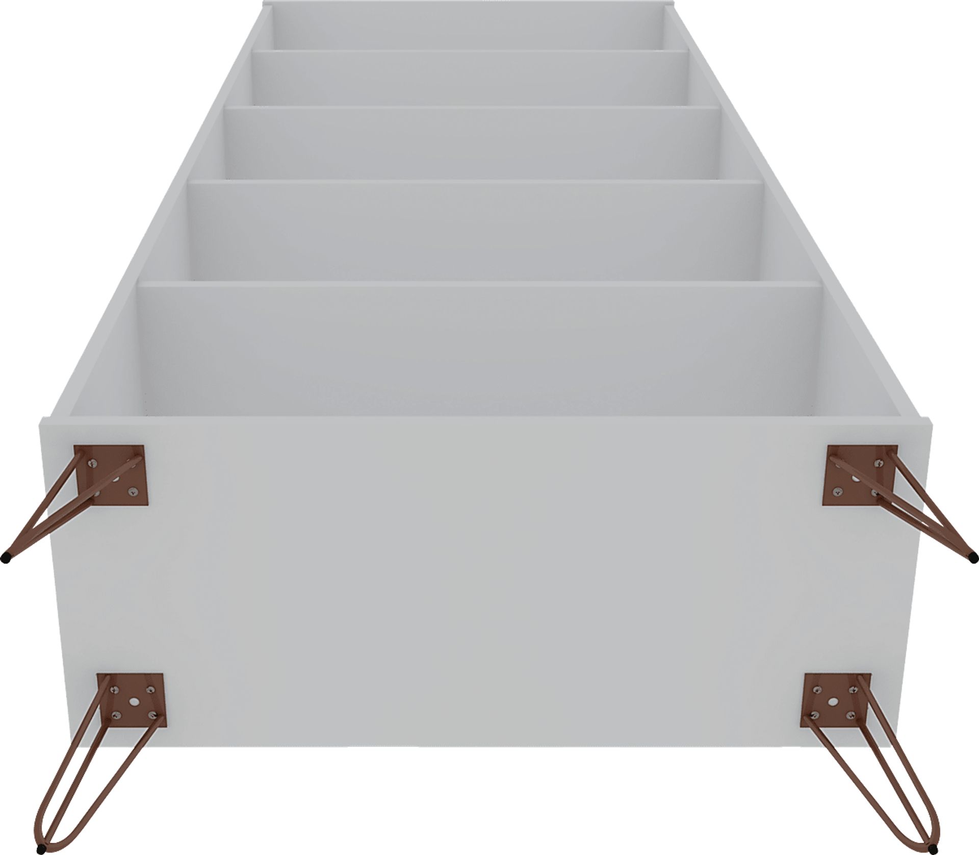 Adenmoor White Bookcase - Image 5