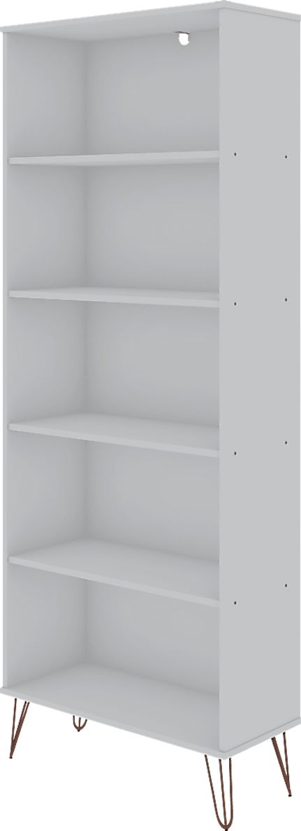 Adenmoor White Bookcase