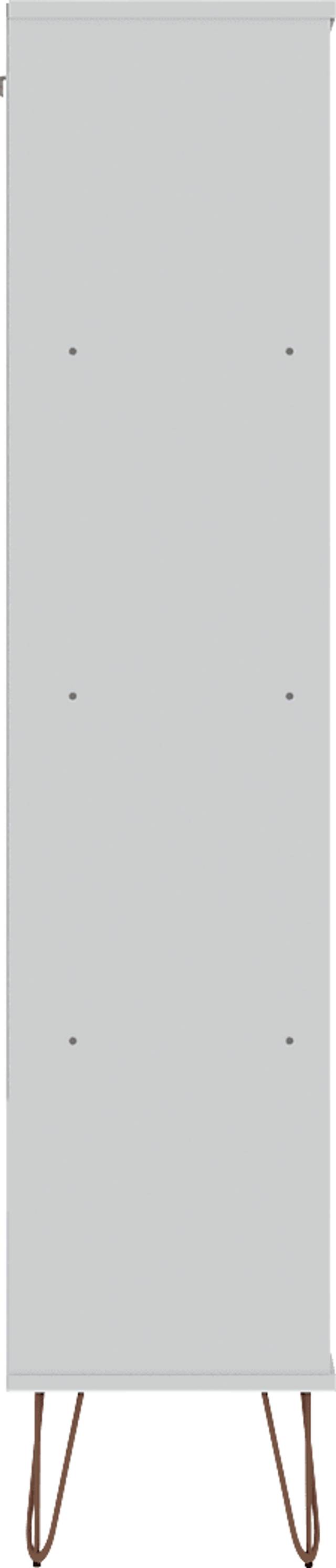 Adenmoor White Bookcase - Thumbnail - Image 2