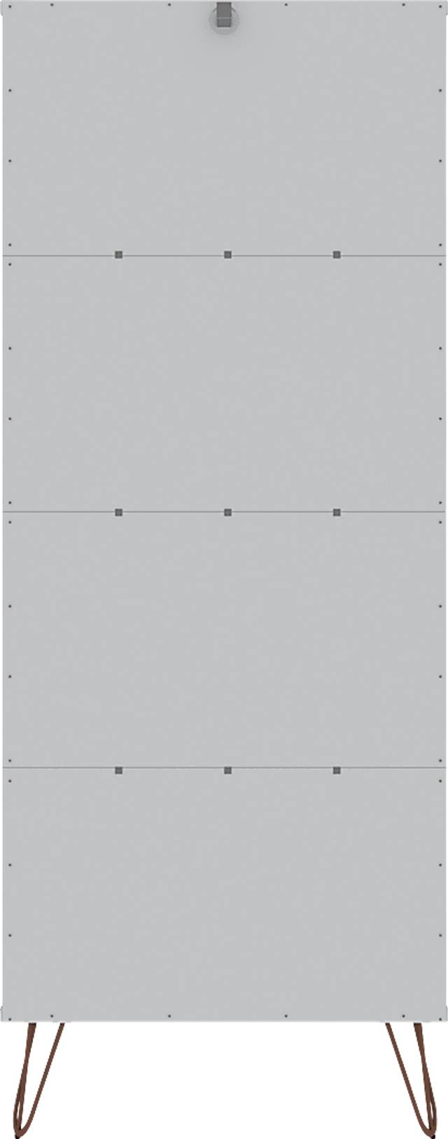 Adenmoor White Bookcase - Thumbnail - Image 3