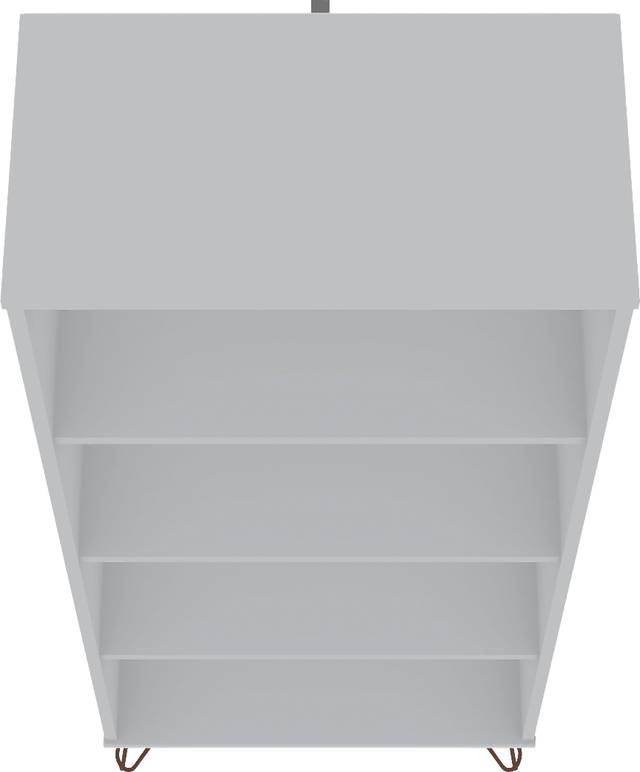 Adenmoor White Bookcase - Thumbnail - Image 4