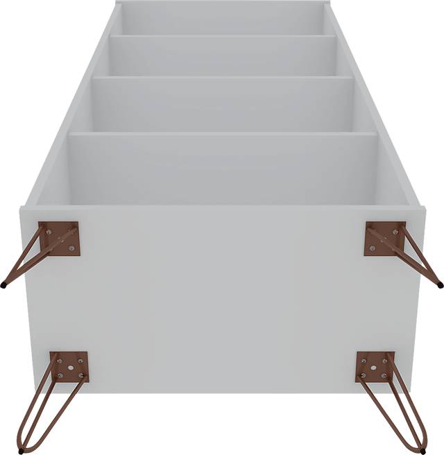 Adenmoor White Bookcase - Thumbnail - Image 5