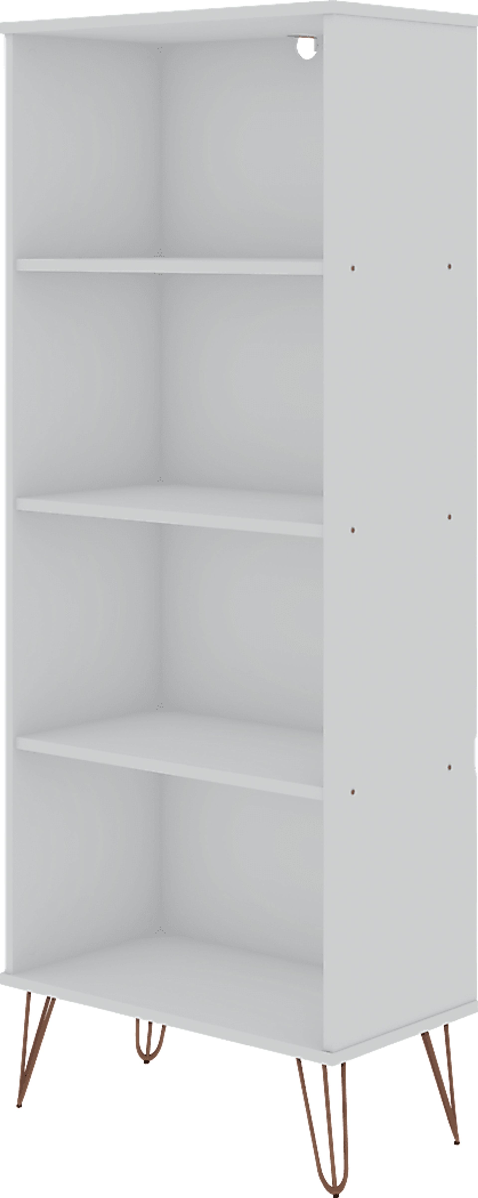 Adenmoor White Bookcase - Image 1