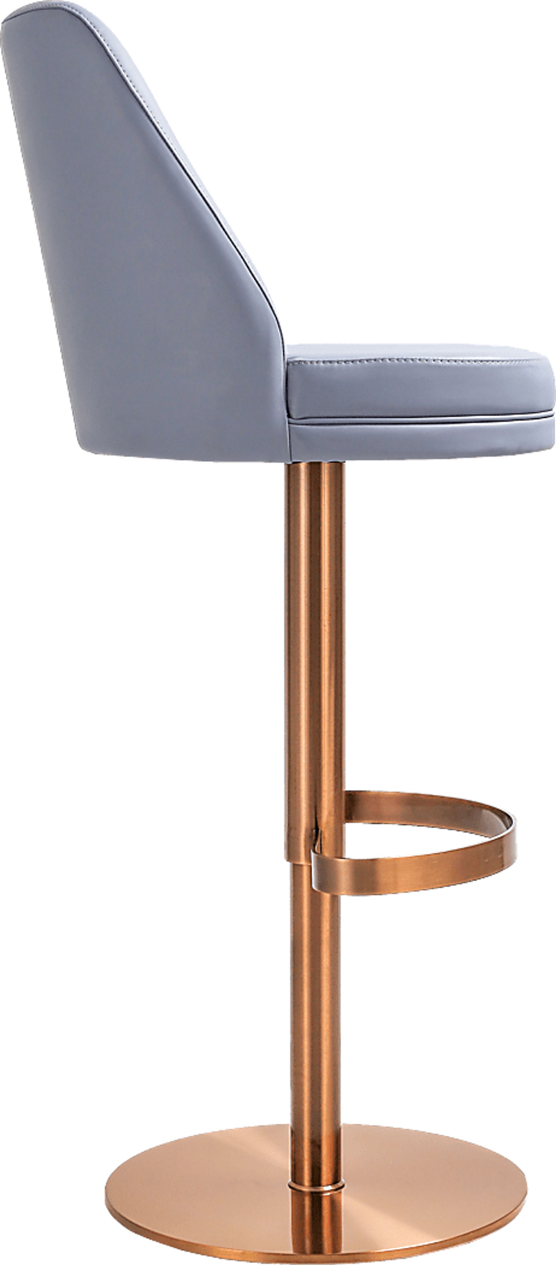 Aderene Blue Swivel Barstool - Image 4