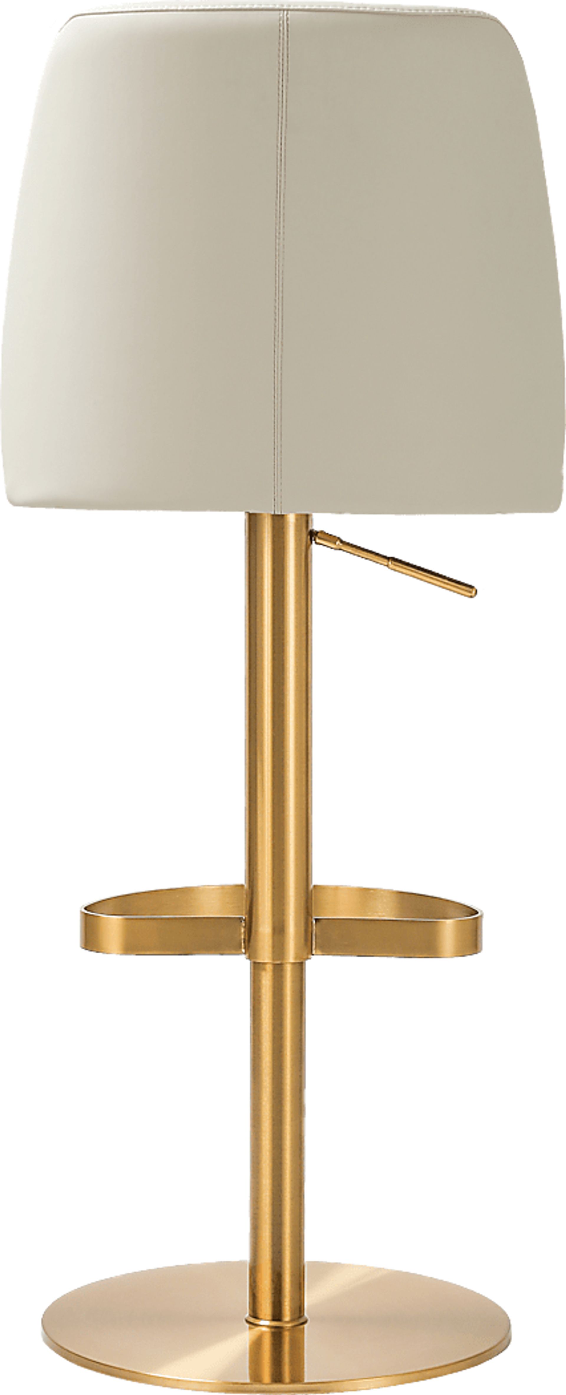Aderene Cream Swivel Barstool - Image 5