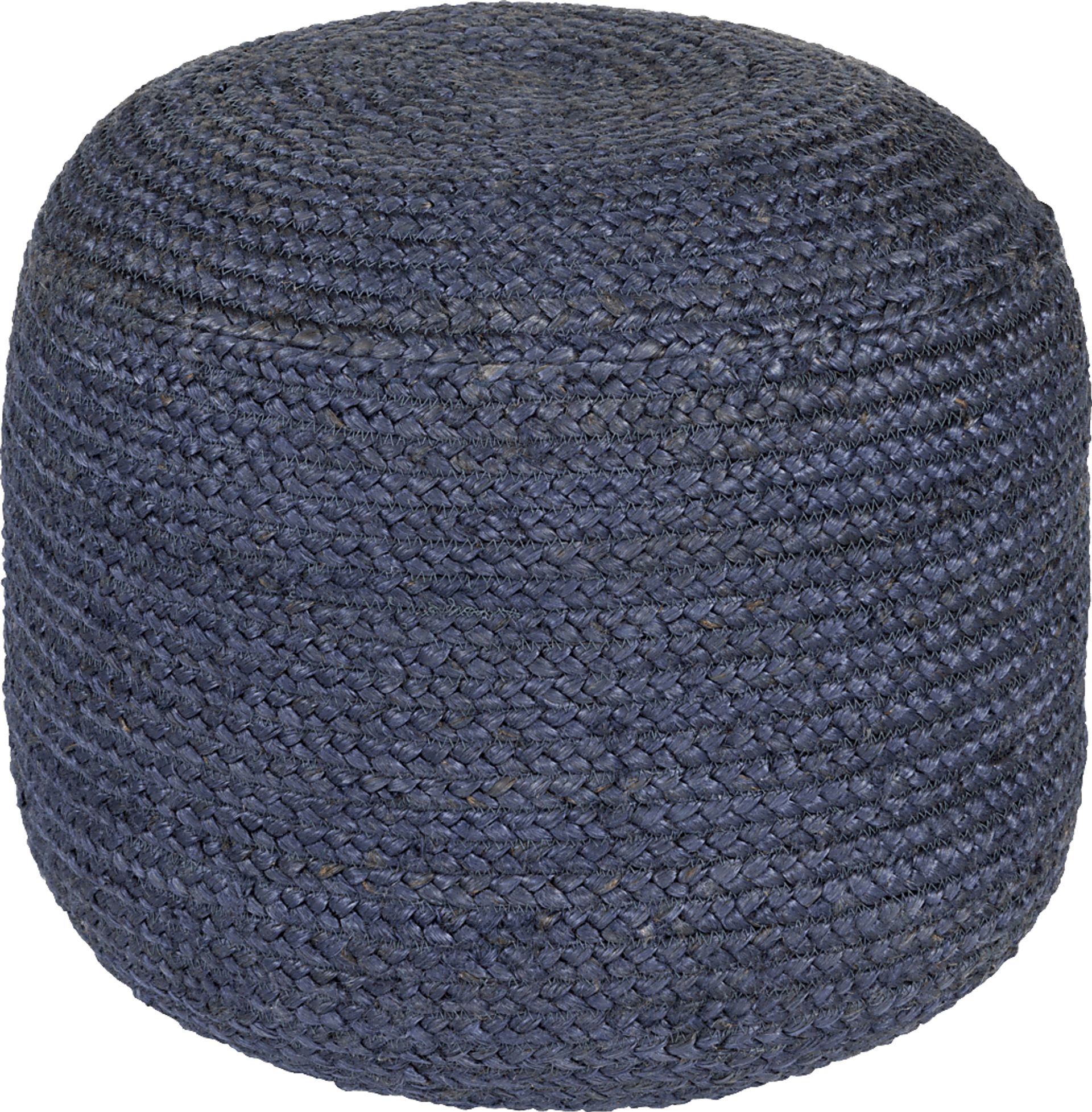 Aderodrome Blue Ottoman - Image 1