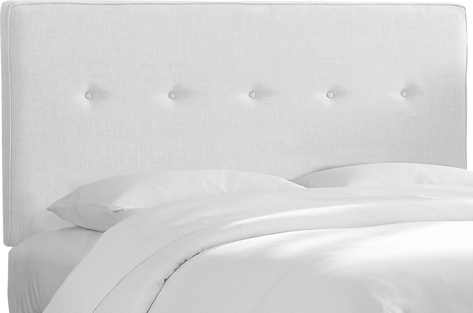 Adette White Full Upholstered Headboard Rooms To Go
