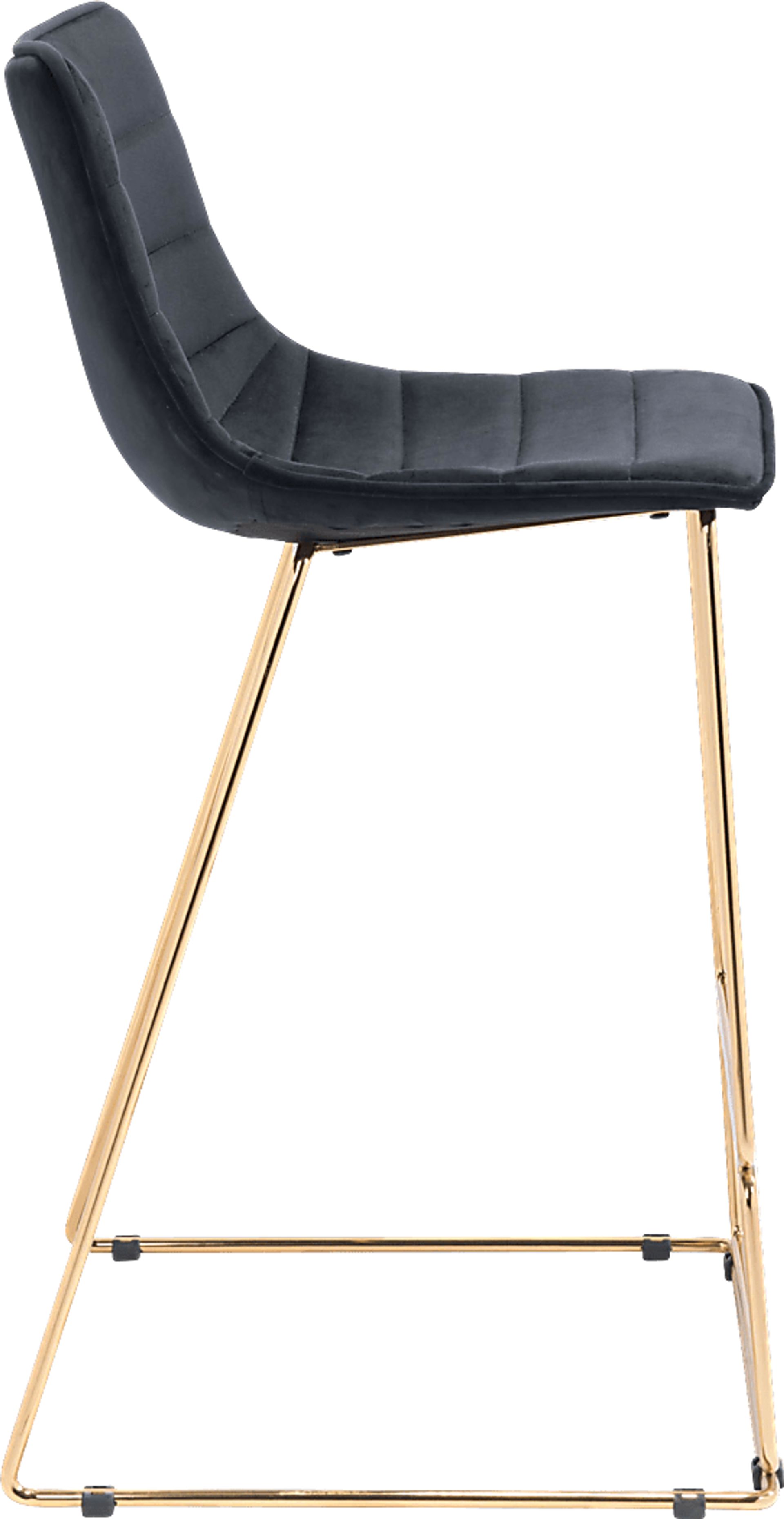 Adger Black Barstool - Image 2