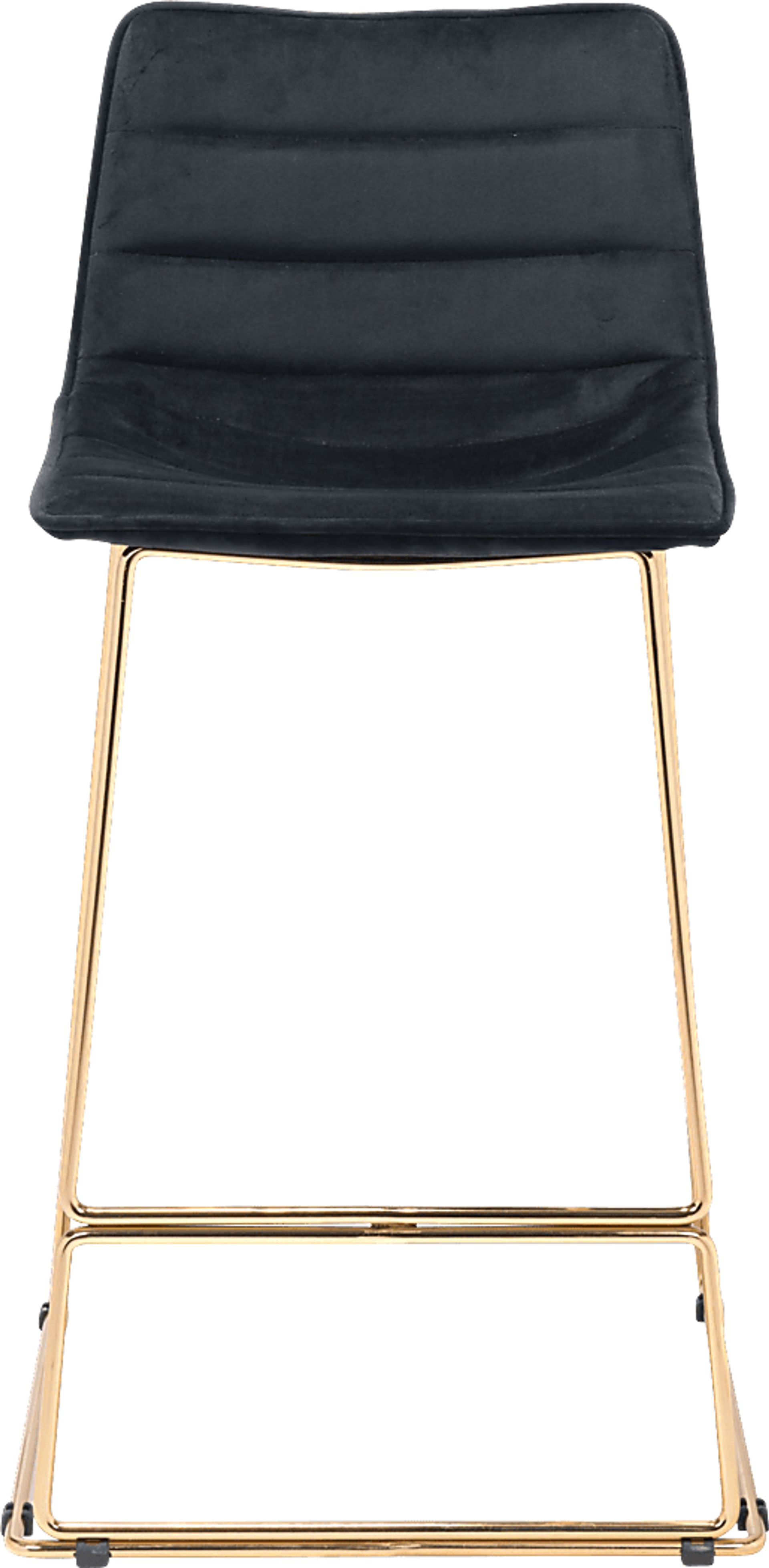 Adger Black Barstool - Image 3