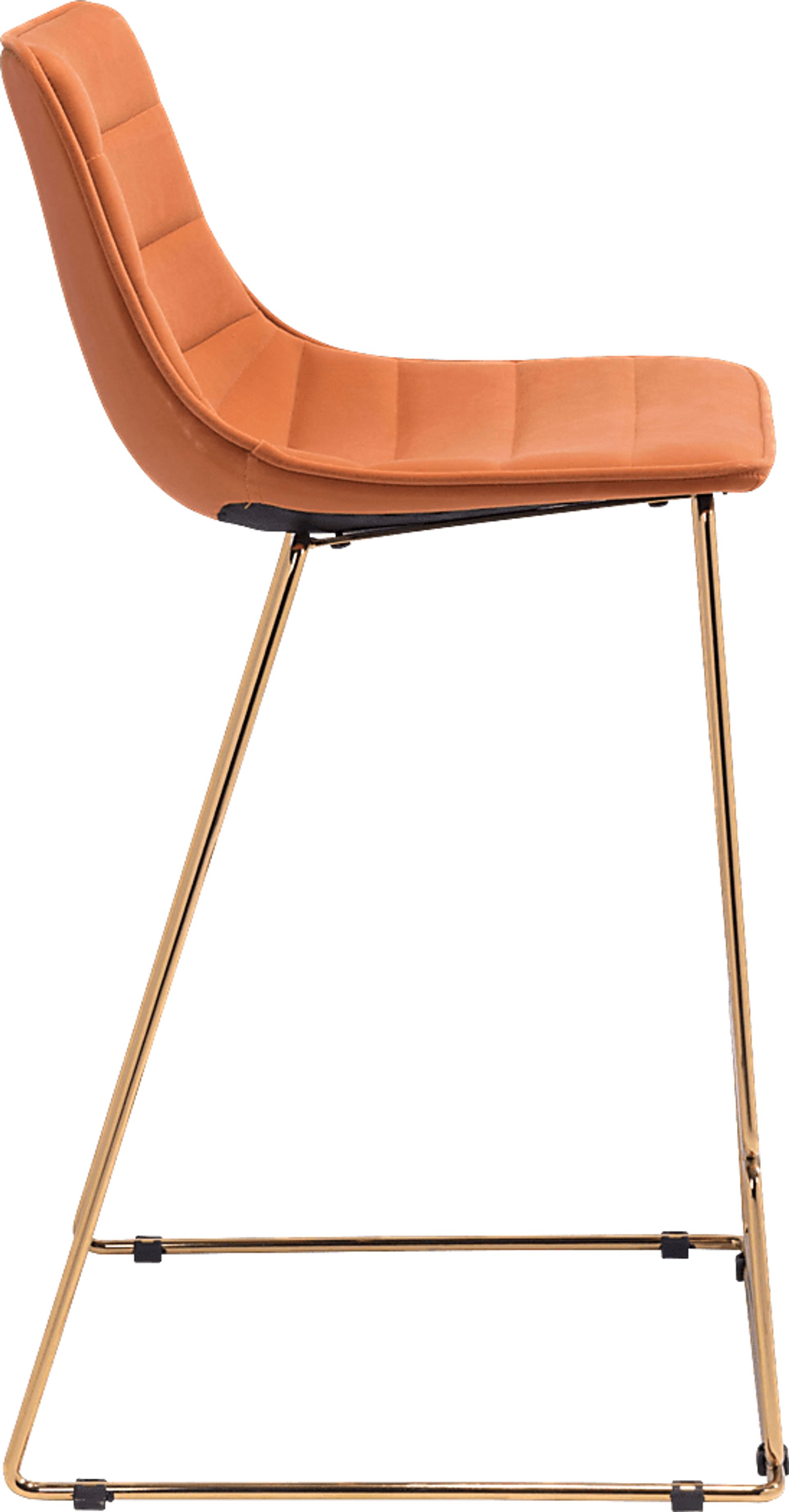 Adger Orange Barstool - Image 2