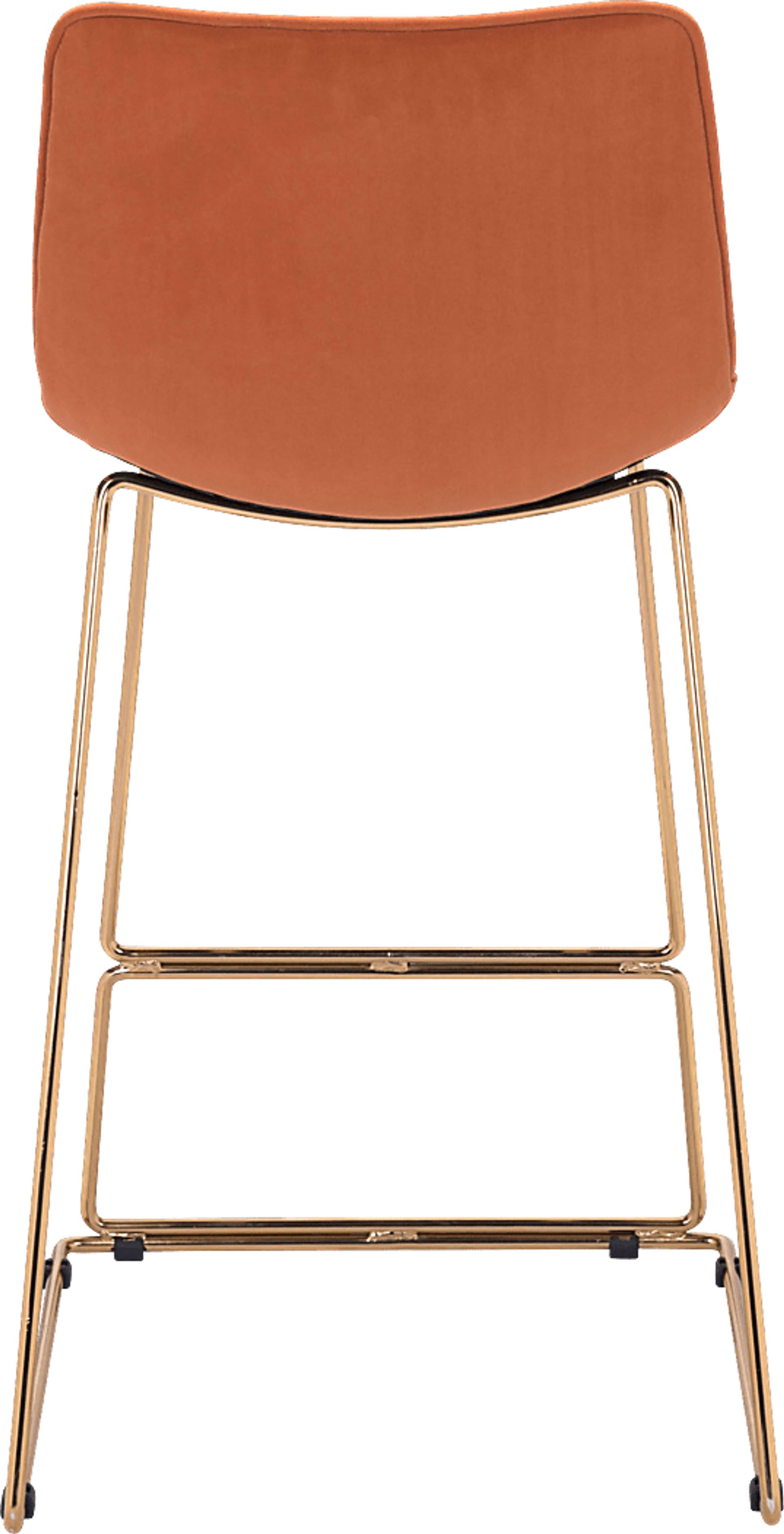 Adger Orange Barstool - Image 4