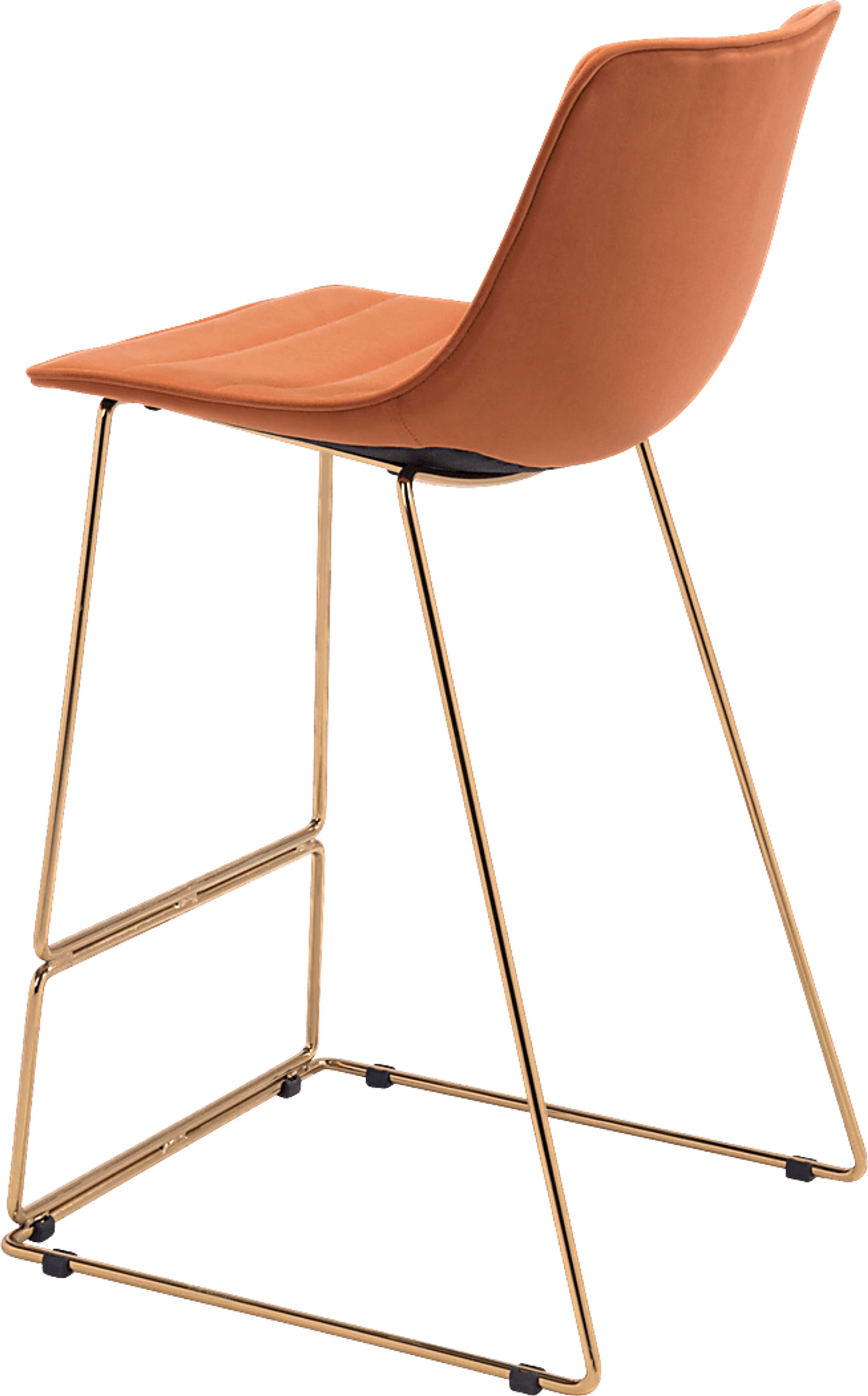 Adger Orange Barstool - Image 5