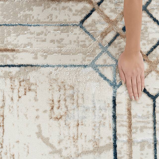 Adharice Ivory/Taupe 9' x 12' Rug - Thumbnail - Image 6