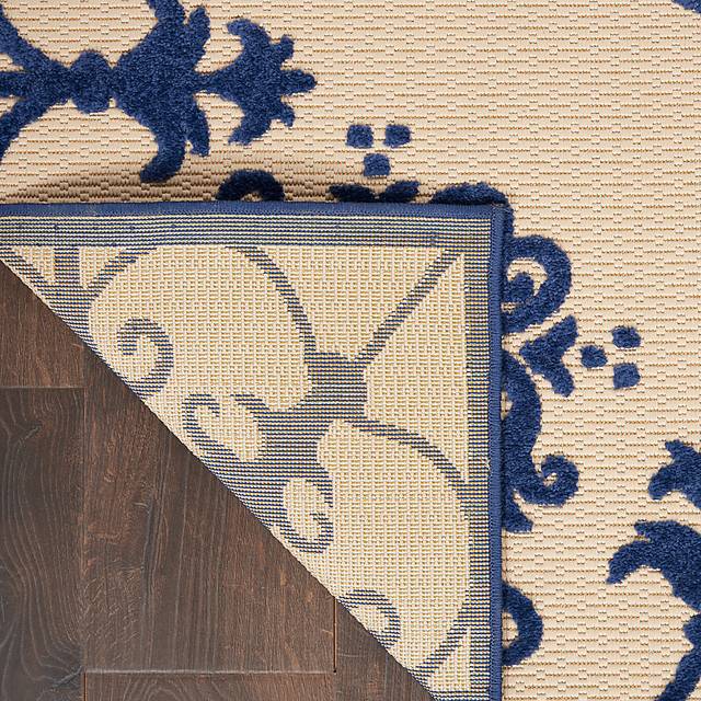 Adilen Navy 8' x 11' Indoor/Outdoor Rug - Thumbnail - Image 5