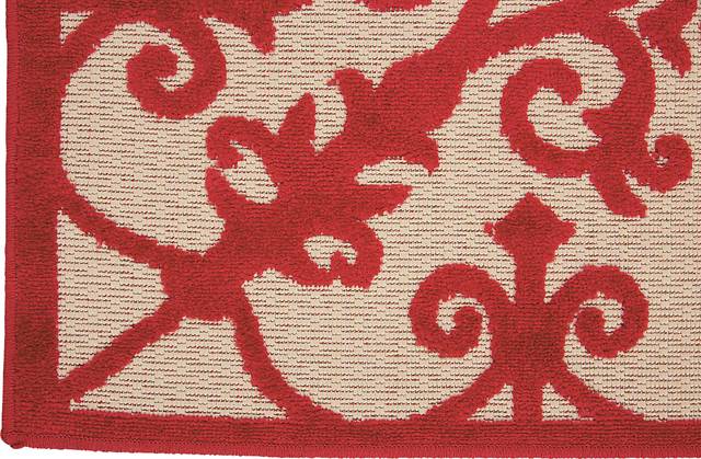 Adilen Red 8' x 11' Indoor/Outdoor Rug - Thumbnail - Image 2
