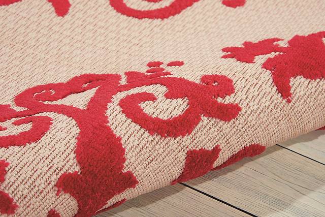 Adilen Red 8' x 11' Indoor/Outdoor Rug - Thumbnail - Image 3