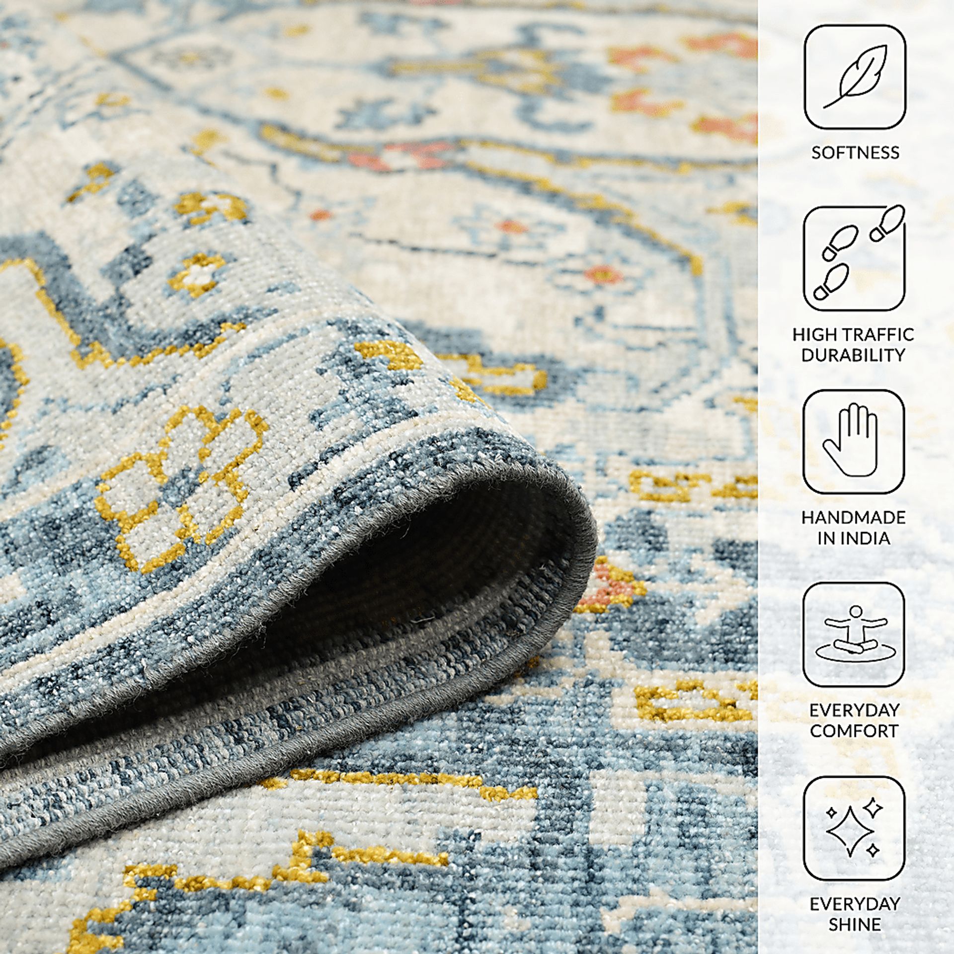 Adima Blue 8' x 10' Rug - Image 3