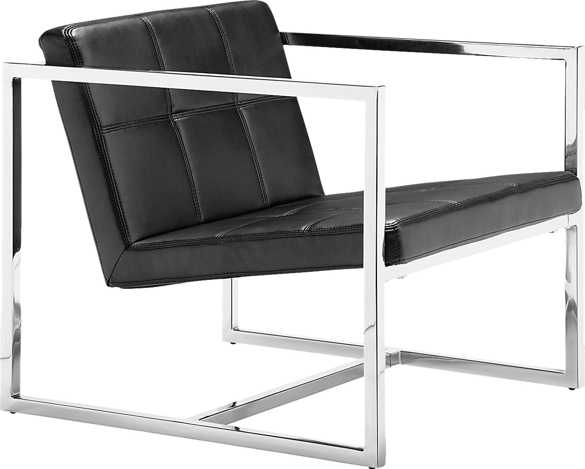 Adiron Black Accent Chair - Image 1