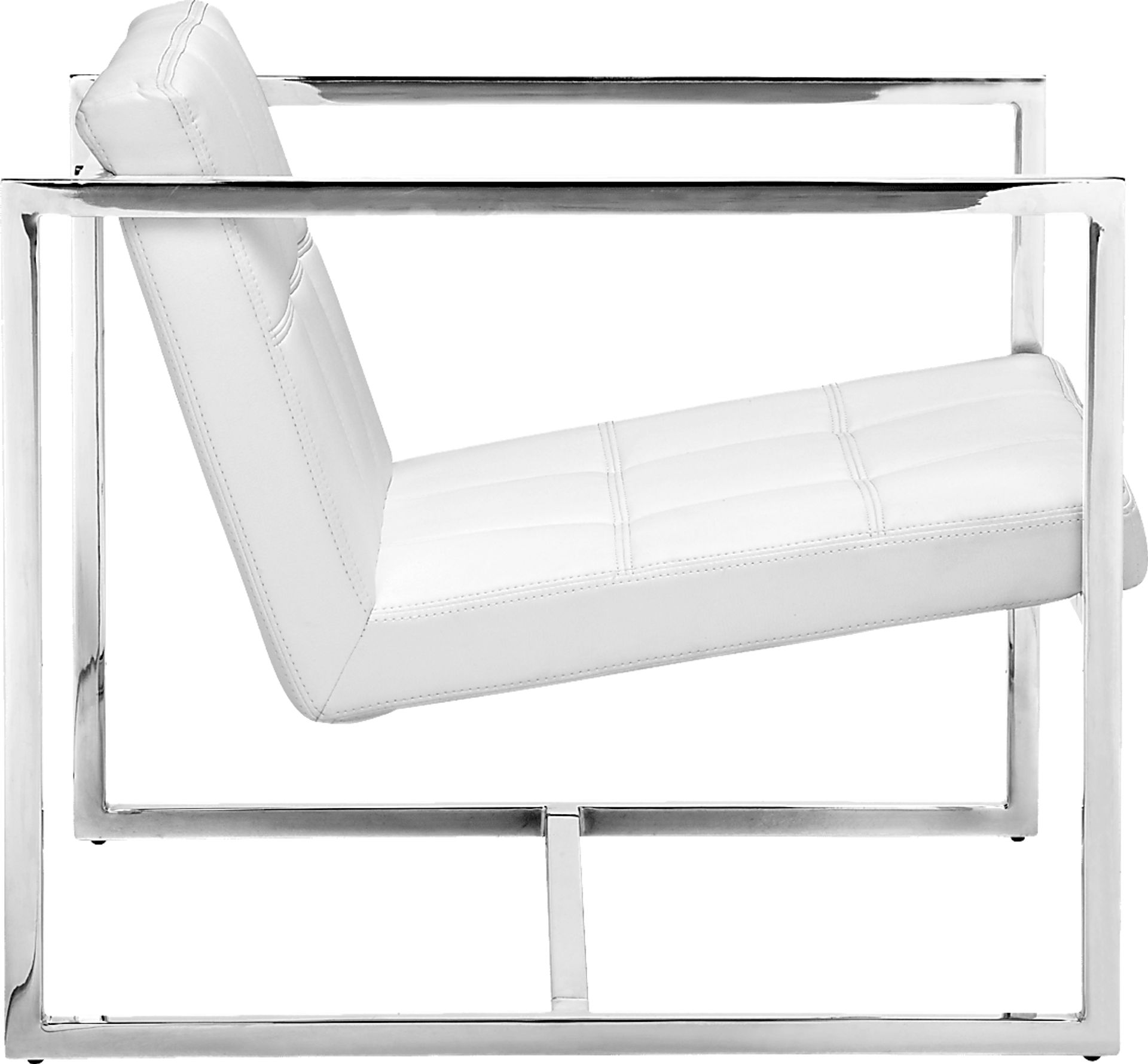 Adiron White Accent Chair - Image 2