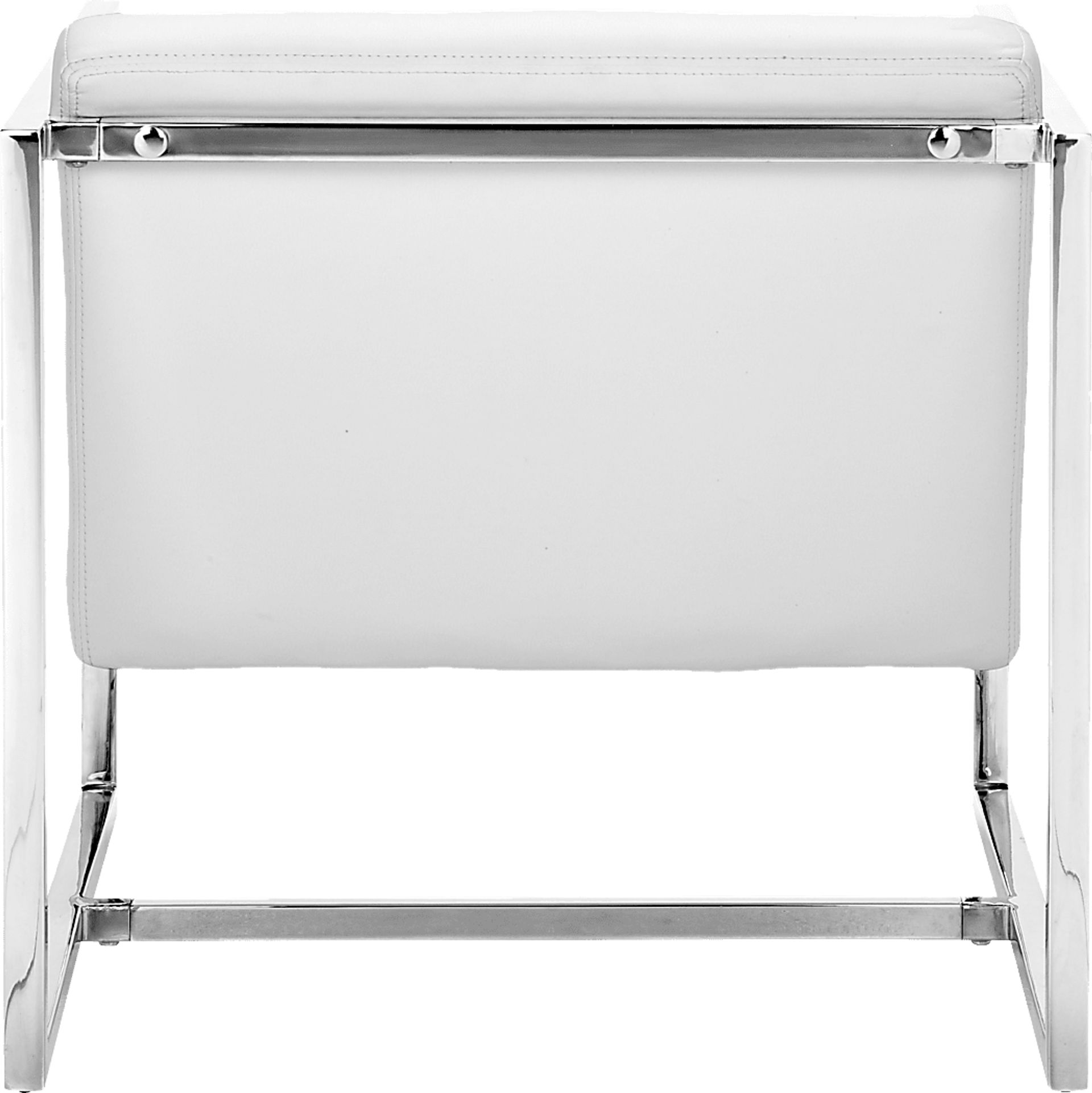 Adiron White Accent Chair - Image 4