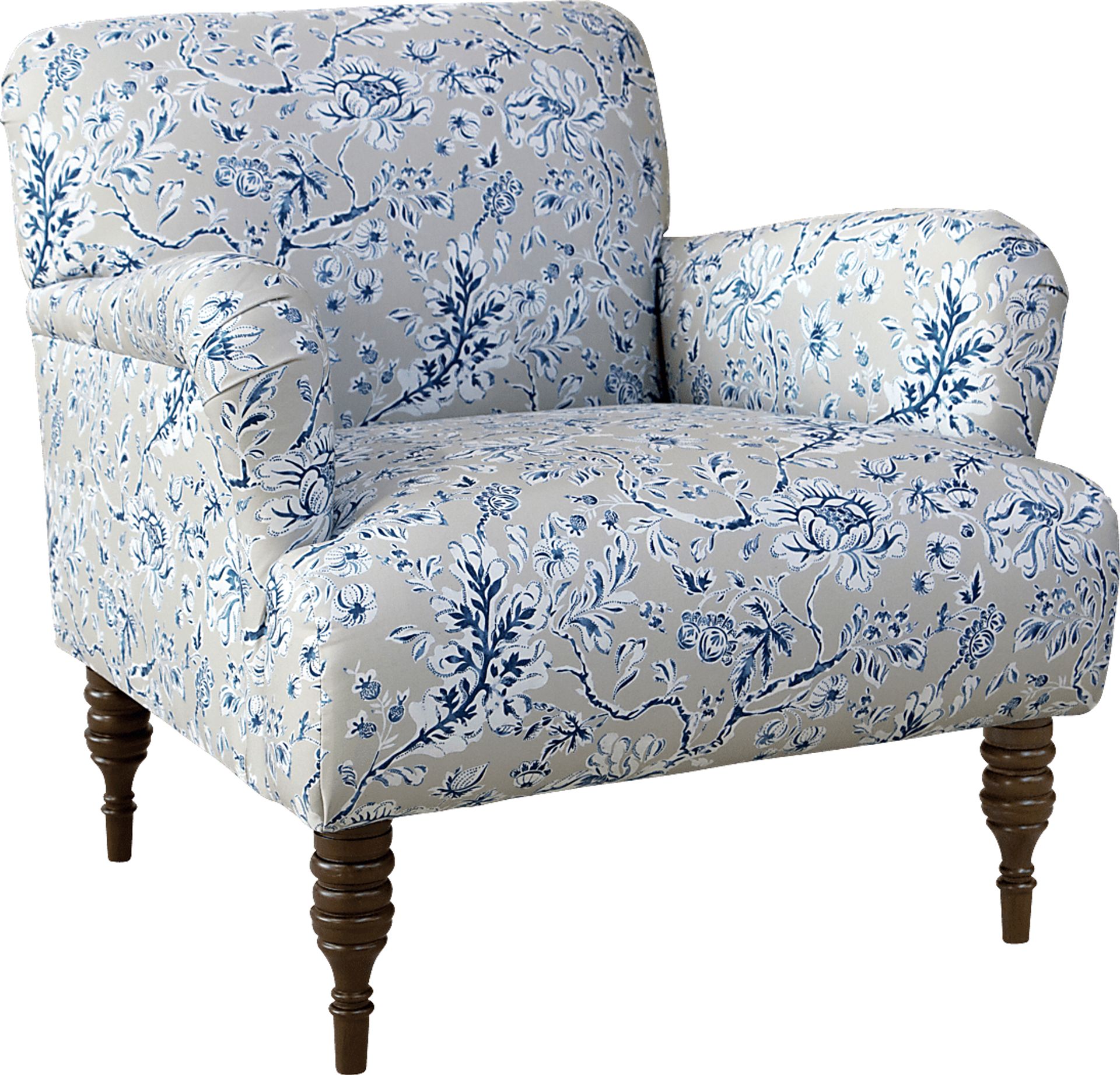 Aditya Gray Accent Chair - Image 1