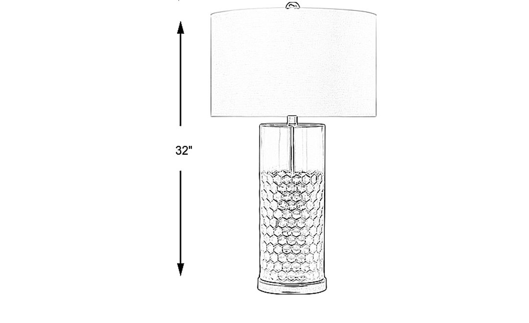 Adiva Gray Lamp