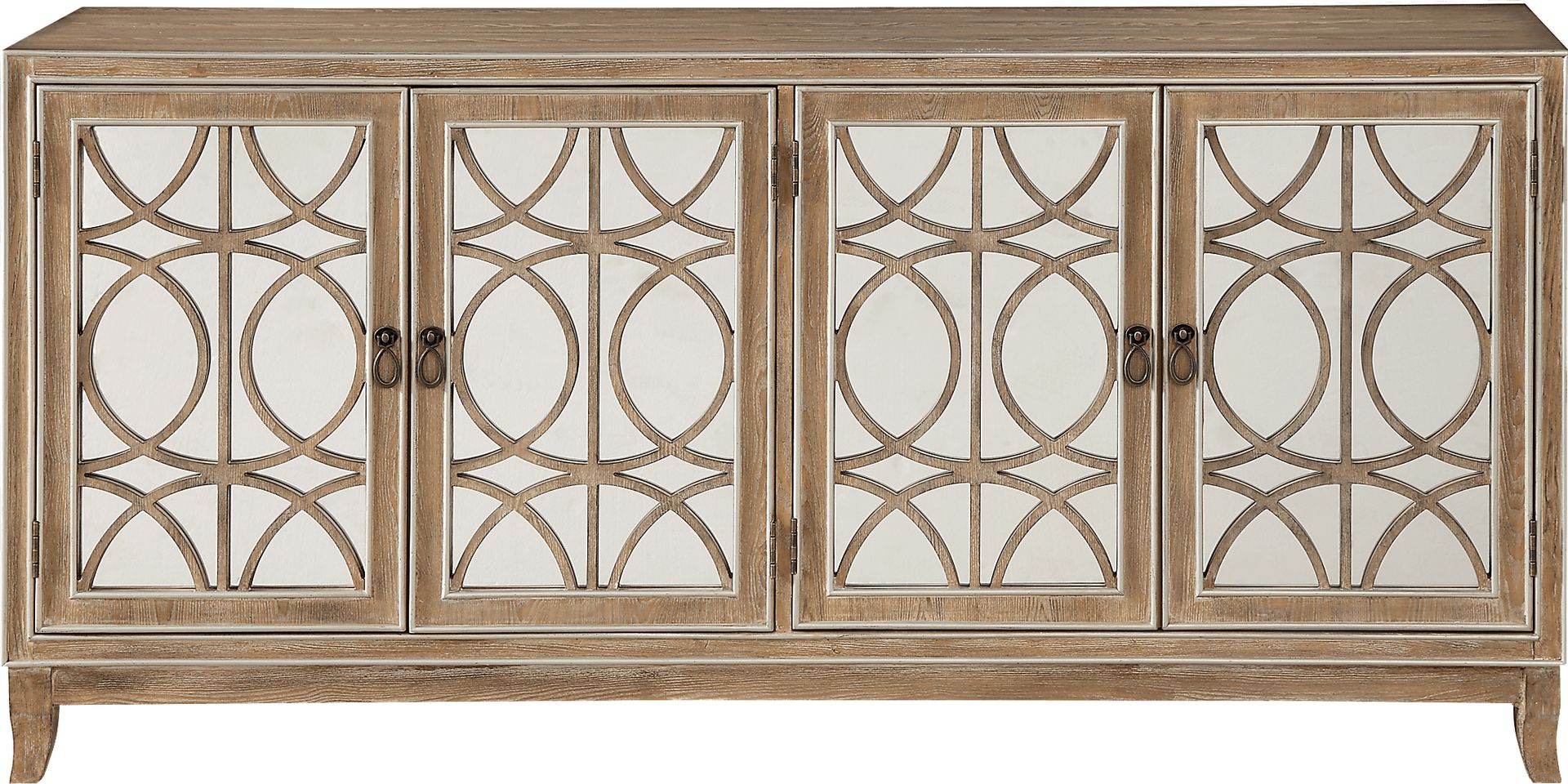 Adkisson Brown Four Door Credenza - Image 2