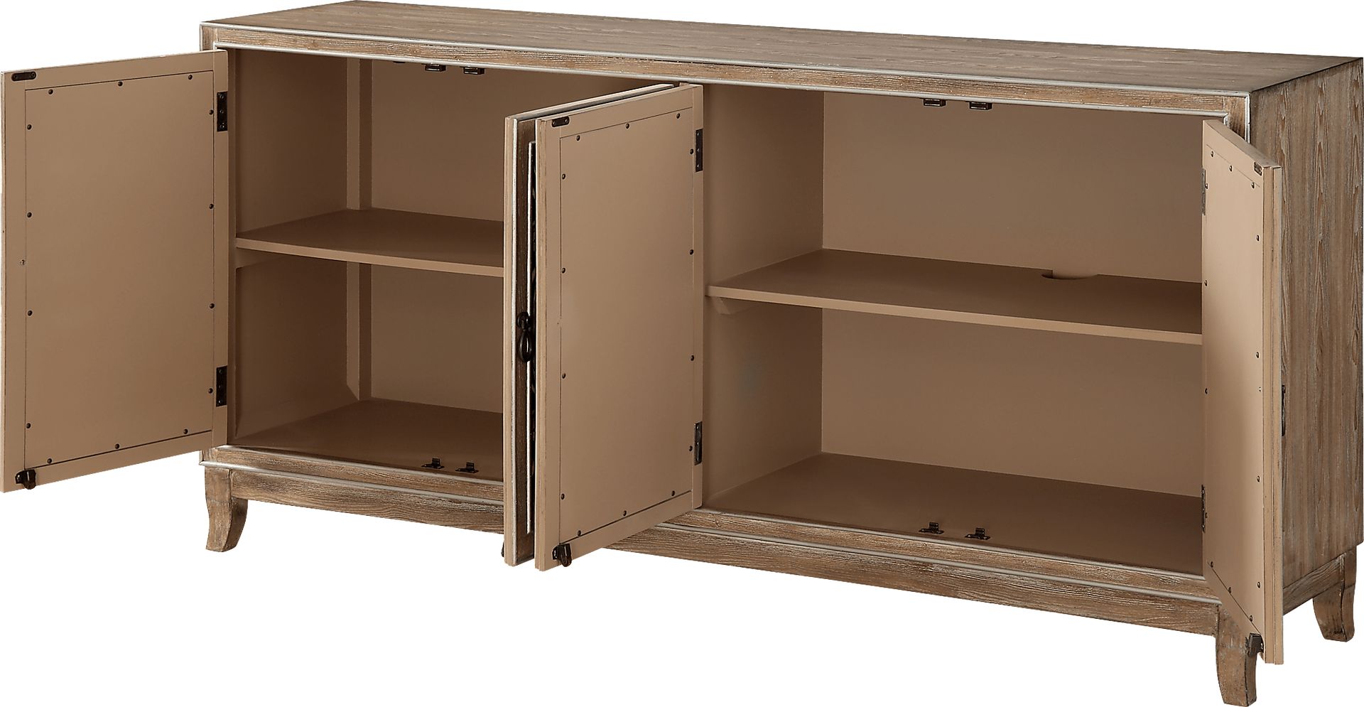 Adkisson Brown Four Door Credenza - Image 3
