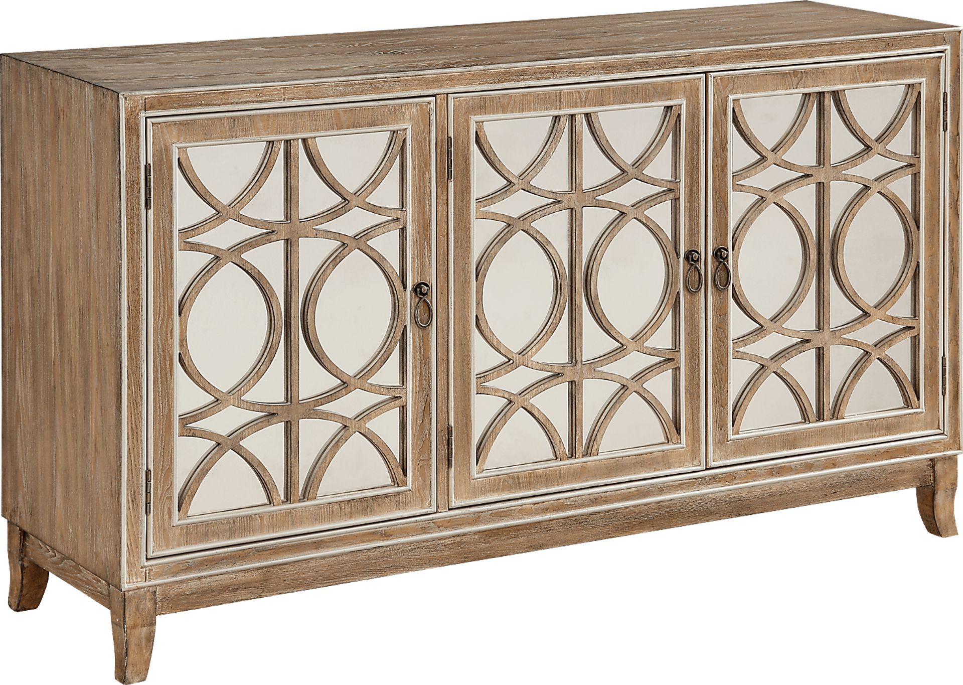 Adkisson Brown Three Door Credenza - Image 1