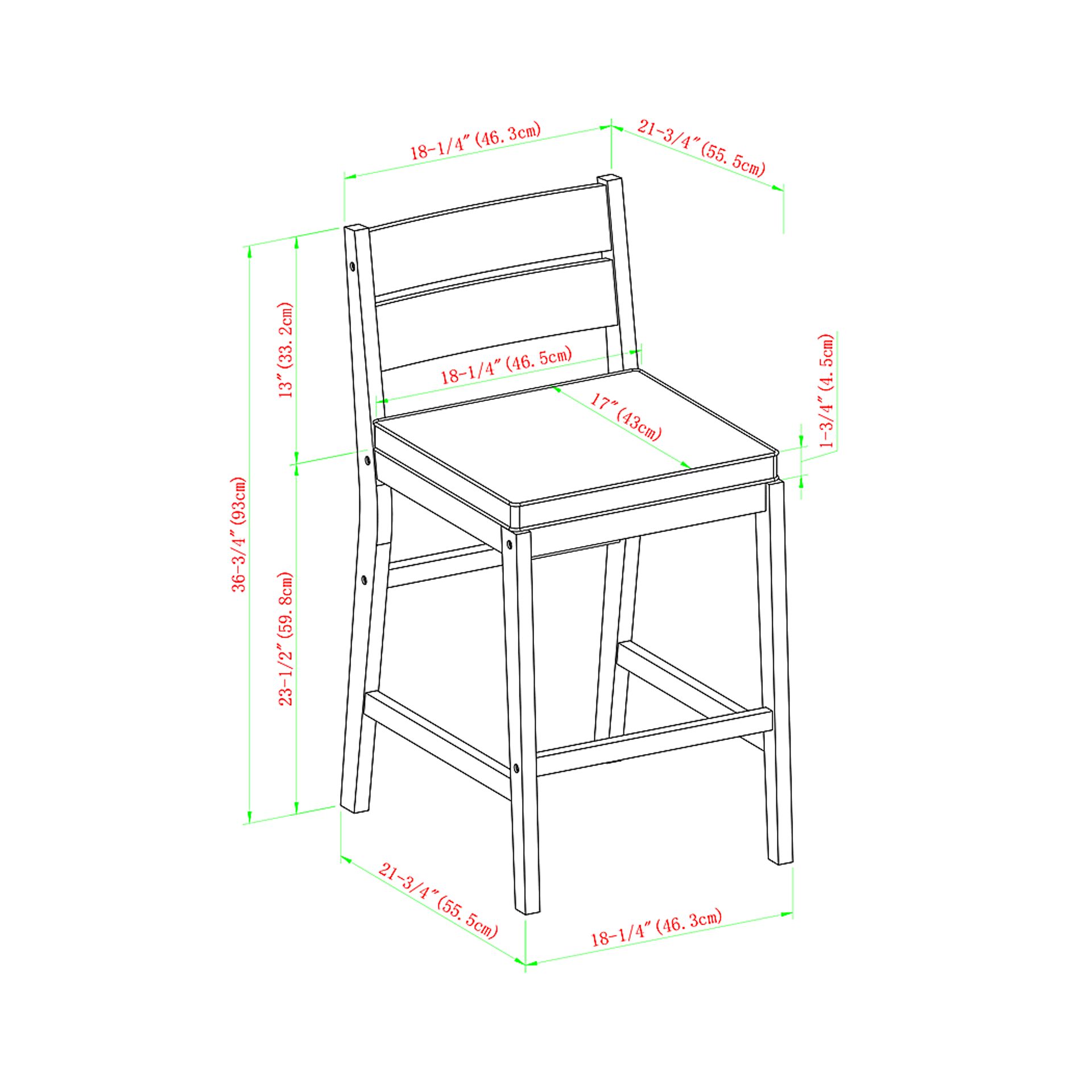 Adlebert Brown Counter Height Stool, Set of 2 - Image 6