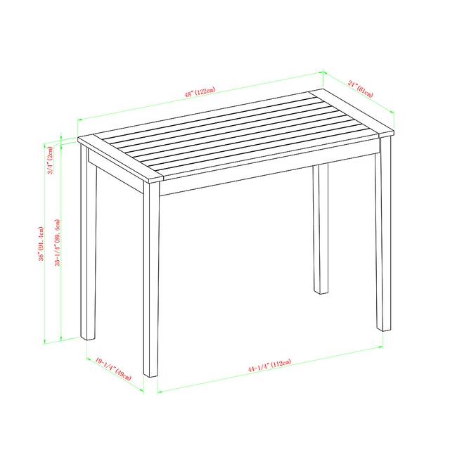Adlebert Dark Brown Counter Height Dining Table - Thumbnail - Image 5