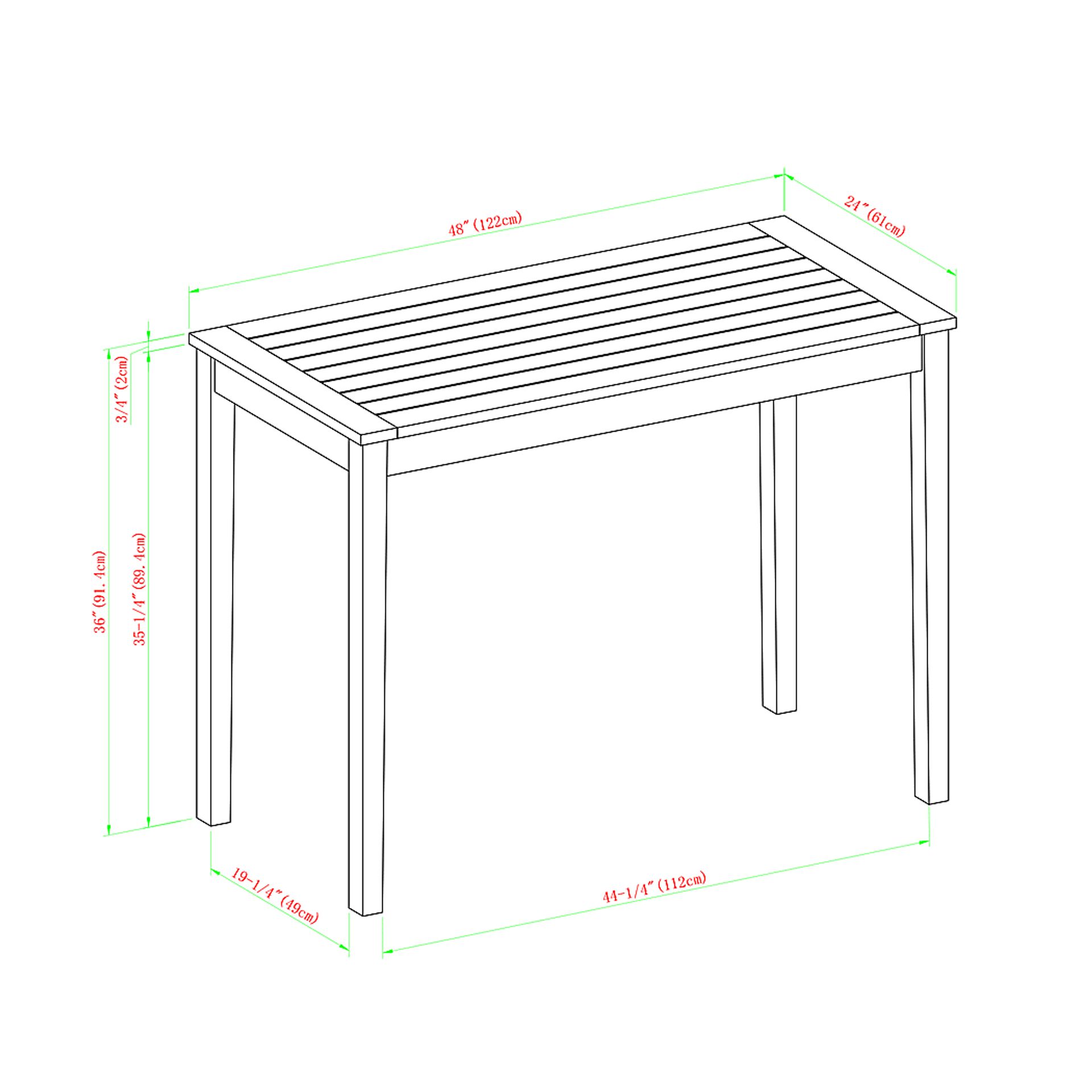Adlebert Dark Brown Counter Height Dining Table - Image 5