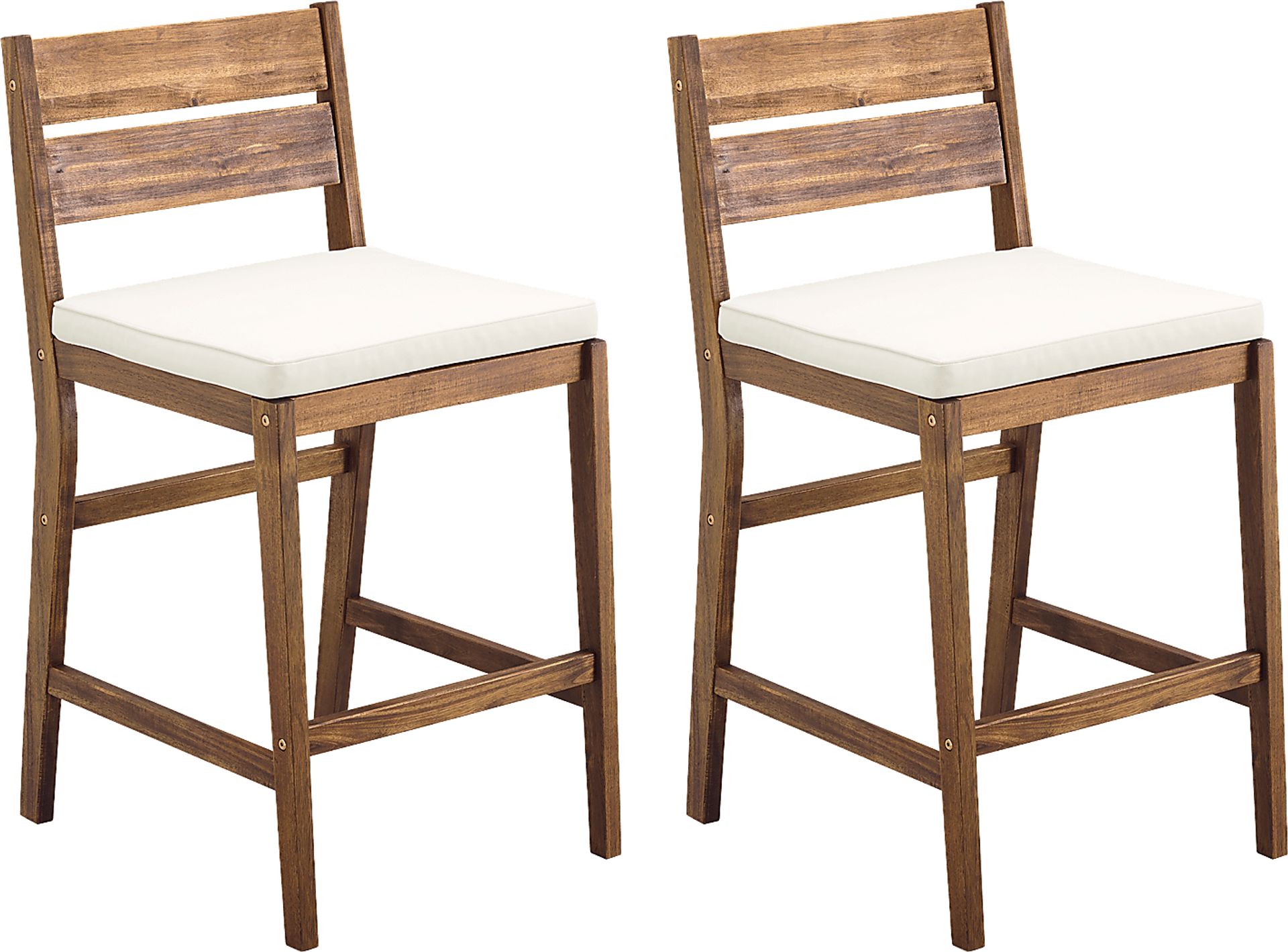 Adlebert Dark Brown Counter Height Stool, Set of 2 - Image 1
