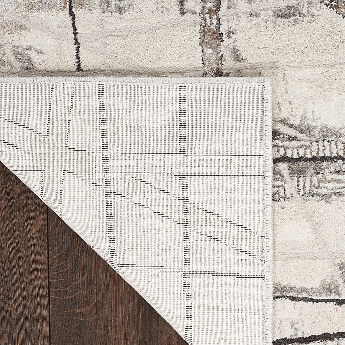 Rug Boutique Adler Trace Gray Polypropylene Fabric | Rooms to Go