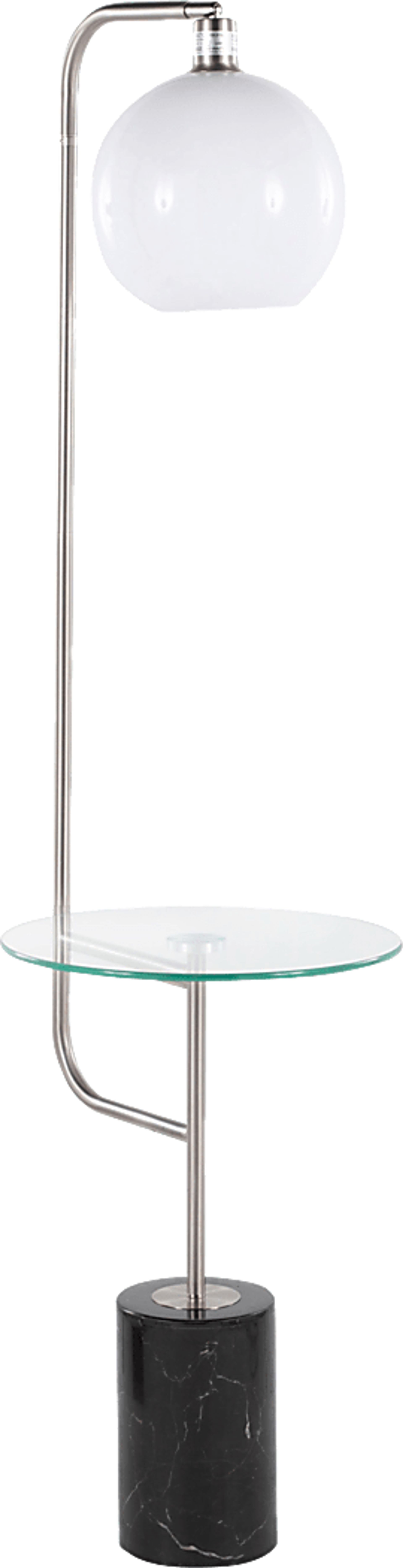 Adleta Gray Floor Lamp - Image 1