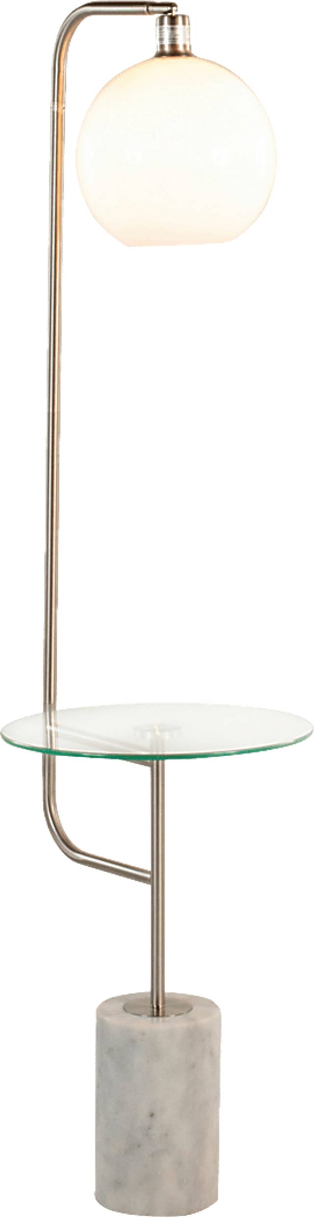 Adleta Nickel Floor Lamp - Thumbnail - Image 2