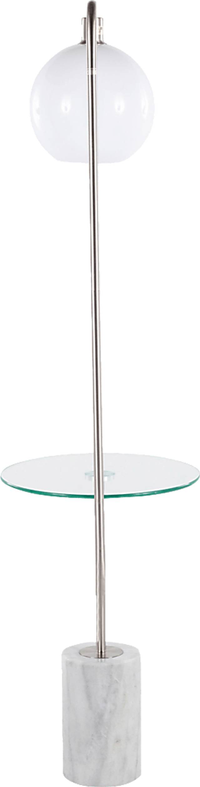 Adleta Nickel Floor Lamp - Thumbnail - Image 5