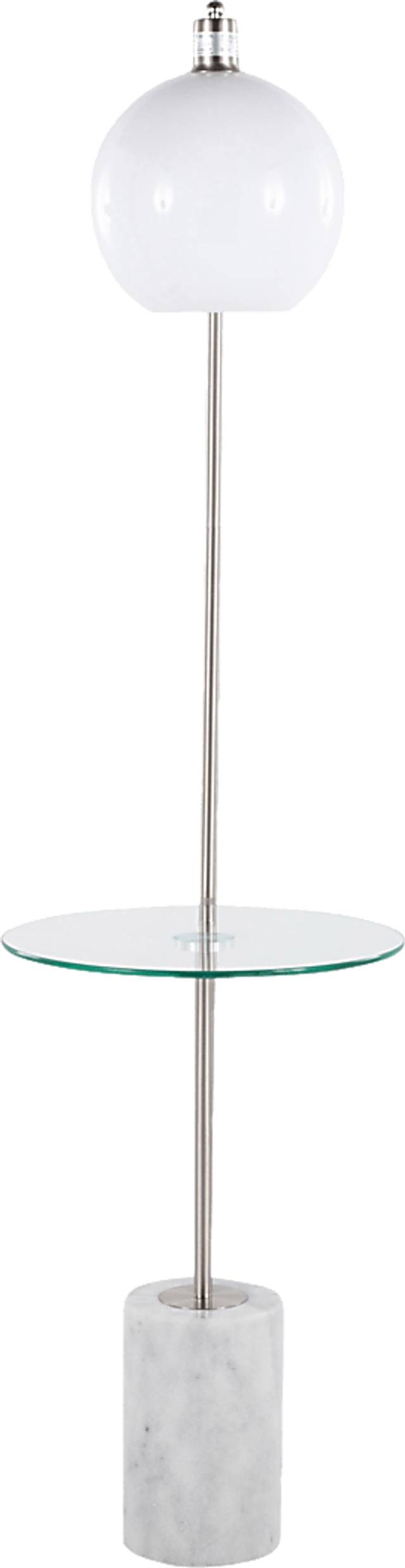 Adleta Nickel Floor Lamp - Thumbnail - Image 6