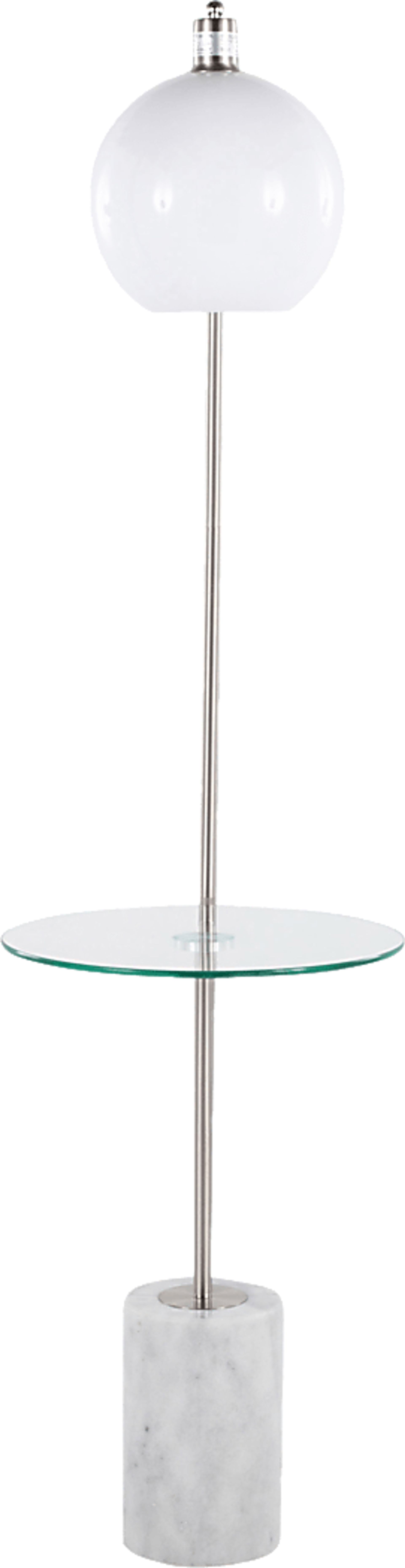 Adleta Nickel Floor Lamp - Image 6
