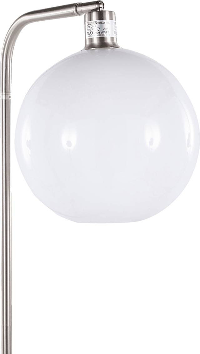 Adleta Nickel Floor Lamp - Thumbnail - Image 7