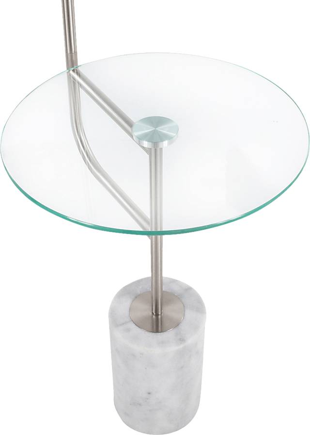 Adleta Nickel Floor Lamp - Thumbnail - Image 8