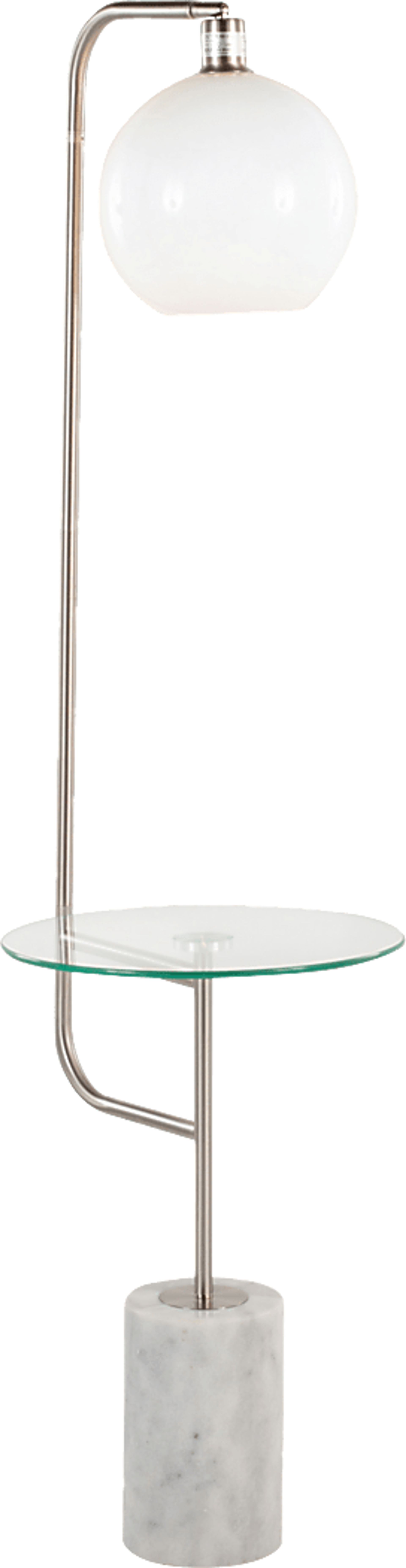 Adleta Nickel Floor Lamp - Image 1