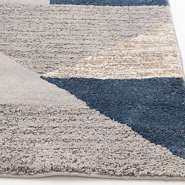 Adley Crossing Blue 6'6 x 9'6 Rug - Thumbnail - Image 2