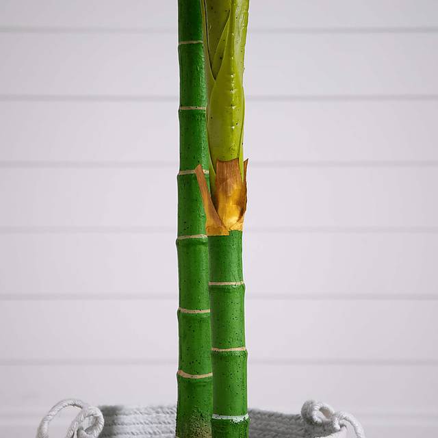 Adlie Green Artificial Palm Tree - Thumbnail - Image 4