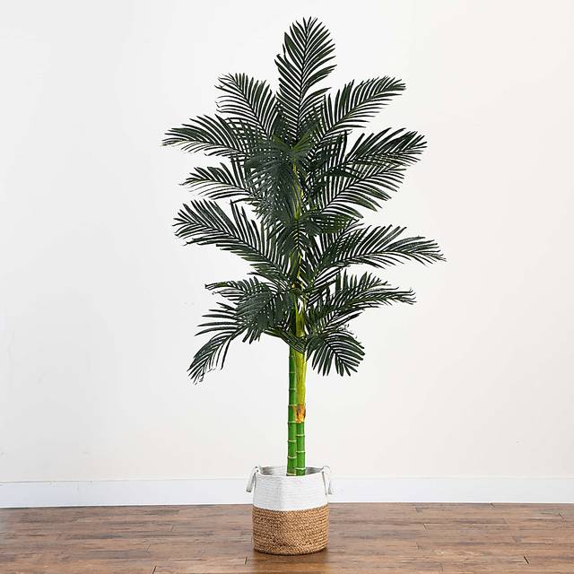 Adlie Green Artificial Palm Tree - Thumbnail - Image 6