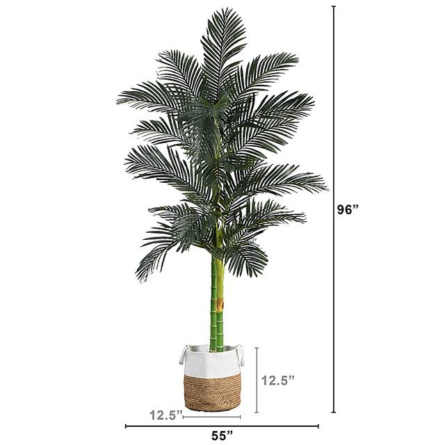 Adlie Green Artificial Palm Tree - Thumbnail - Image 7